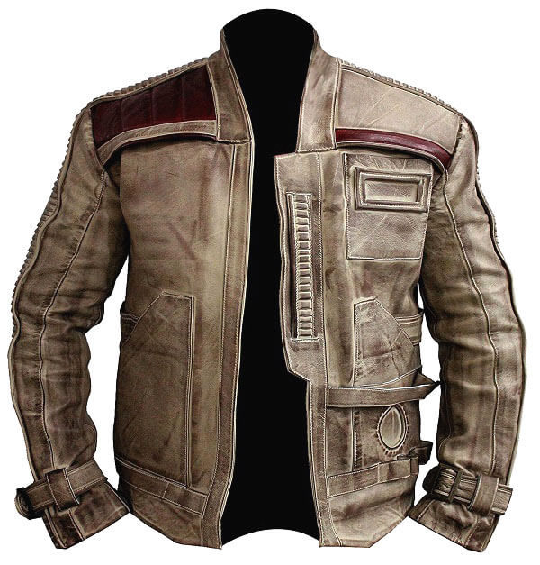 Star Wars The Force Awakens Finn John Boyega Genuine Waxed Leather ...